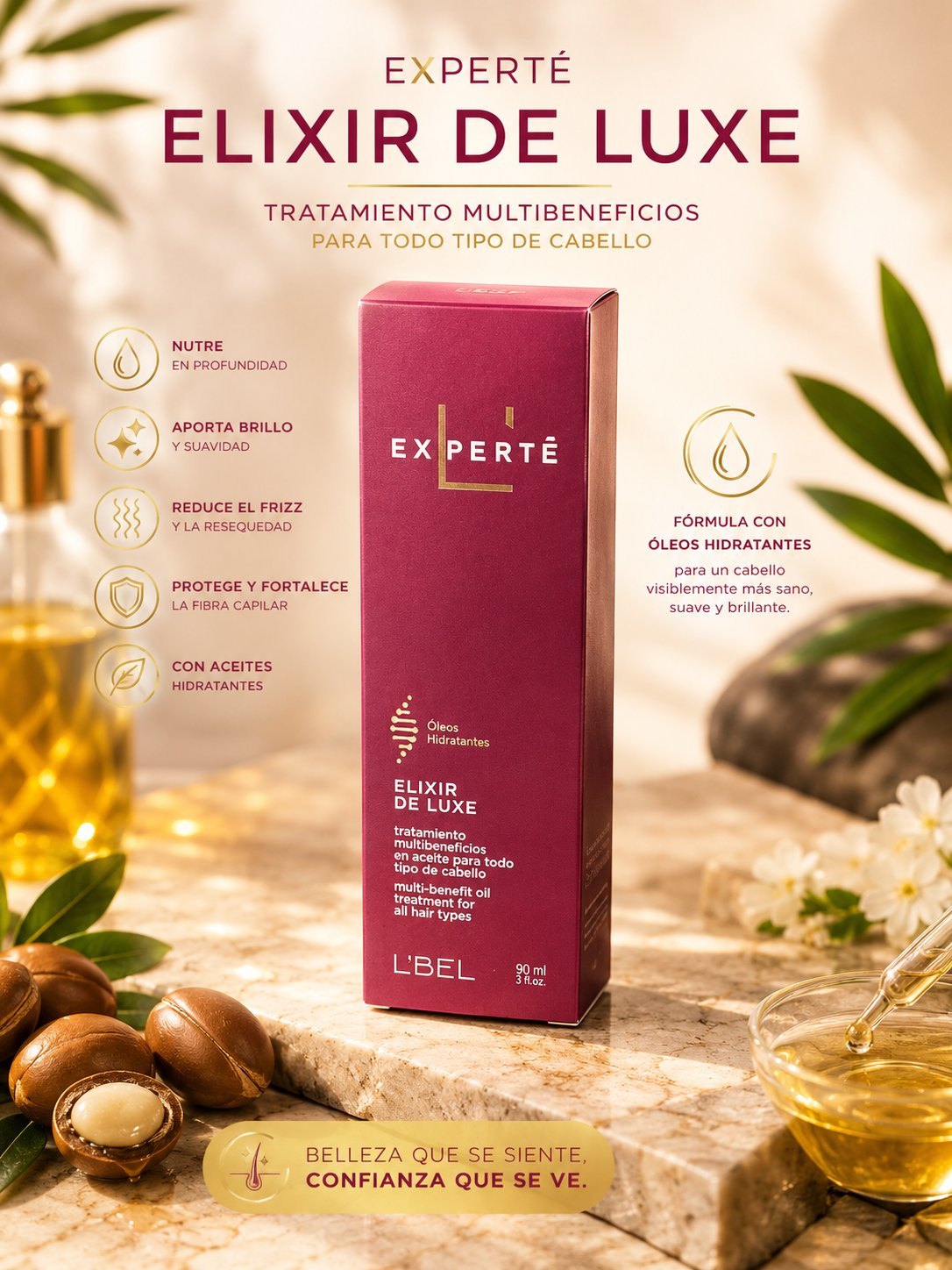 Elixir de Luxe Expertê L'Bel · Tratamiento multibeneficios